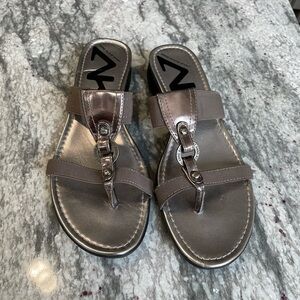 Anne Klein Kayley Sandals Silver 8.5